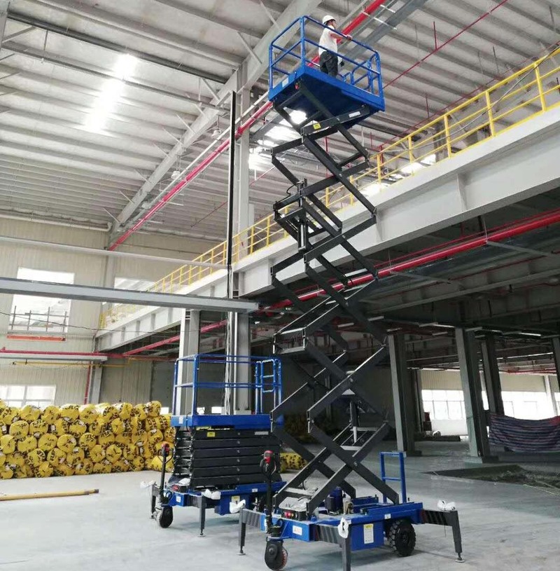 榆林助力行走剪叉式高空作业平台